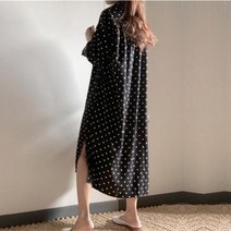 [실버캣] 여성 빅사이즈 박시픽 3가지 스타일 셔츠형 롱원피스