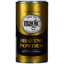 U/S Magic Shave Pwd Gold 사이즈 127.6g 뷰티 엔터프라이즈 매직 향기 면도 파우더 골드 11 USA 미국