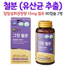 여성 임산부 철분 건강기능식품, 2병, 90캡슐