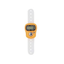 1pcs 휴대용 전자 디지털 카운터 미니 LCD 핸드 헬드 손가락 반지 탈리 카운터 행, 주황색