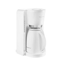 Besuche den Rowenta-Store 커피머신 가정용 Rowenta CT3801 필터 커피 메이커 Adagio Milano | 플라스틱 열 플라스크 8-12 컵 흰색/스테
