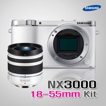 삼성 정품 NX3000 [18-55mm 렌즈포함] 스마트카메라 k, 화이트, 삼성 50-200mm+일반UV필터