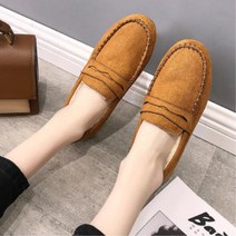 판매원 알바 털안감 스웨이드 모카신 신기편한 출근 아기엄마 조교