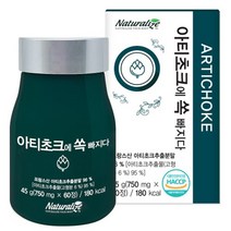 네추럴라이즈 아티초크에 쏙 빠지다 750mg x 60정, 1개, 단품