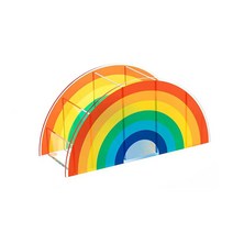 펜 홀더 5 그리드 다기능 방진 스토리지 랙 대용량 편지지 주최자 홈 오피스 학교 미술 용품, NO1