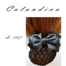 [Calandiva] 고급스런 승무원머리 망 헤어핀