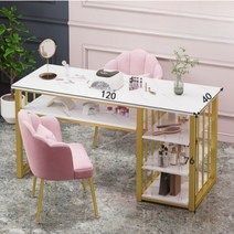 네일 테이블 네일샵 작업대 시술대 책상 1인, 3단서랍C, 1개