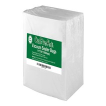 O2frepak 100 플러스 쿼트 25.4 x 33cm(10 13인치) 진공 밀봉 백 BPA 프리 및 펑크 방지 씰 냉동고 수비드 밀봉기 프리컷 백에 적합 6174054954, 11