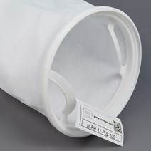 Polypropylene 산업용 액체용 플랜지 필터백 (PP) 01사이즈(10cmx23cm), 01*1미크론