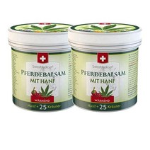 스위스메디쿠스 호어스 밤 헴프 오일 마사지 젤 500ml SwissMedicus Horse Balm, 2팩