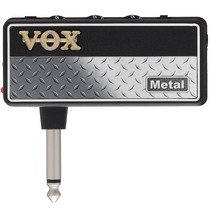 VOX amPlug 2 AC30 기타/베이스 헤드폰 앰프 AP2AC 103548, Metal