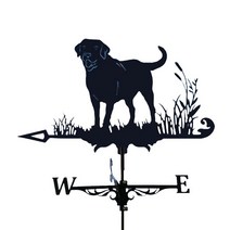 풍향계 바람개비Weathervane-날씨 베인 지붕 스테인레스 스틸 레트로 정원 스테이크 날씨 측정 도구 야외, 02 WHITE