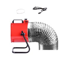 이동식 환풍기 미니 베란다 창문 가정용 환풍기 소형 배풍기 새집냄새 고기냄새 제거, 6m, 12인치