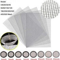 와이어메쉬 4-500Mesh 짠 와이어 고 Stainles 철강 스크리닝 필터 시트 stainles 마이크론 여러 크기를 사용할 수138437, 15x50cm, 200