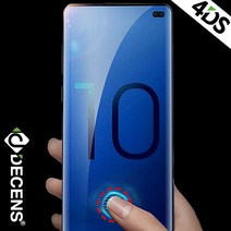 [데켄스] 갤럭시노트10플러스 5G 액정필름 4DS 글라스 F004, 기종선택:갤럭시S6엣지 / 색상선택:F004-블랙