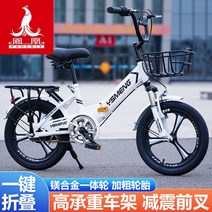 픽시휠셋 카본휠셋 자전거 카본 휠 Phoenix 접이식 16 인치 통합 충격 흡수 7-9-13-16 세 남녀 초등 및 중등 학생, [05] [한 바퀴] 충격 흡수 노란색 + 선물 가방, [03] 22인치