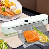 EASYKITCHEN 스마트 가정용 진공포장기 원터치 진공 밀봉 음식압축기, 진공포장기+10비닐백