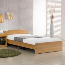 침대생각 스타 침대 세트, 1-2.서랍형/화이트/싱글, 2-5.라텍스탑 하이코일백 매트리스