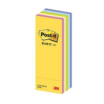 3M 쓰리엠 포스트잇 CT 파스텔 큐브 613 25mm X 76mm 파스텔5색, 225장 X 2개