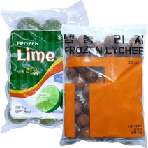힘찬푸드 프리미엄 냉동과일, 1세트, 47_라임1kg+리치1kg