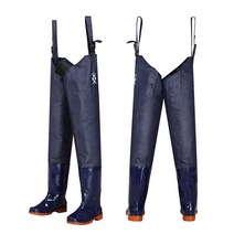 [PVC 허벅지 장화] 허벅지장화 가슴장화 해루질 웨이더 허벅지 전신 바지장화 갯벌, 275