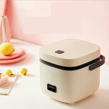 JIASHI 2인용 미니 전기밥솥, 화이트