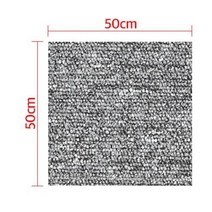 셀프 홈 인테리어 현관 발판 타일 카페트 50X50 4P 상가 사무실, 모던그레이 4장