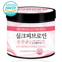 푸른들판 실크피브로인 유산균 분말 가루 누에 고치 실크 펩타이드 추출물 프리 프로 바이오틱스 아미노산 HACCP 인증, 210g, 1개