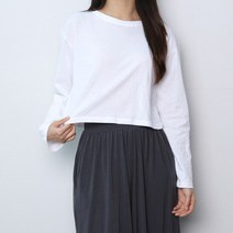 파라노말샵 모모 라운드 긴팔 크롭티(파라노말샵)