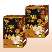 설탕 걱정없는 이레 스테비아 호두 아몬드 율무차 40T X4팩