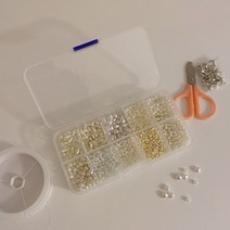 진주 비즈 키트 DIY 반지 목걸이 만들기 세트