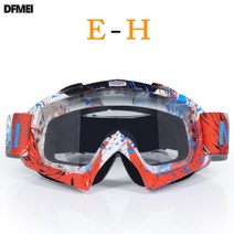 크로스컨트리 헬멧 고글 오토바이 고글 스키 안경 라이딩 방풍경 고글 강하 고글라스, H 패스
