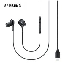 삼성 정품 AKG C타입 유선 이어폰 배그 게이밍 노트북 인이어 이어셋 + 수퍼마케트 파우치 증정, EO-IC100 블랙