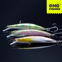 오마이갓피싱 명기리 미노우 80SS 5컬러 배스낚시 슬로우싱킹 미노우 루어낚시, MKR80SS-2