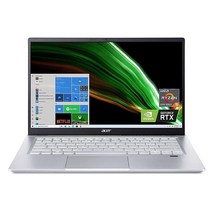 Acer Swift X SFX14-41G-R0SG 크리에이터 노트북 | 14인치 풀 HD 100% sRGB | AMD Ryzen 5 5600U | NVIDIA RTX 3050 노트