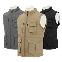 겨울 남성 포켓 등산조끼 기모 집업 작업조끼WFVM4020