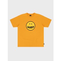 볼컴 SMILE 컴포트핏 티셔츠(골드)
