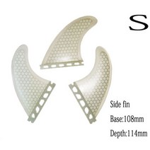 여러 크기 Fut3Fin 통관 판매 S M 대형 서핑 보드 핀 트라이 핀 세트 서핑 보드 액세서리 Carbonfiber 지느러미