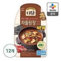 다담 차돌 된장찌개 양념 145g, 12개