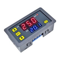 DC 12V 24V AC 110V 220V 디지털 사이클 타이머 지연 릴레이 모듈 듀얼 LED 디스플레이 시간 컨트롤러 조정 가능한 타이밍 스위치, AC 110V-220V