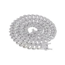 빅윈 힙합 셀럽 지르콘 큐빅 볼드 체인 20인치 목걸이 N96