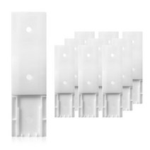 차차미 부착형 리모컨 멀티탭 걸이 브라켓, 화이트, 10P