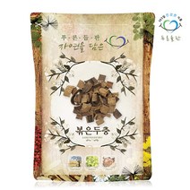 푸른들판 국내산 볶은 두충 나무 껍질 차, 500g, 1개