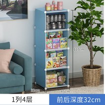 가정용 미니 펜트리 팬트리 과자 피시방 라면 진열 작은 슈퍼마켓 약국 편의점 수납장 철제 선반 매대 조립, 진열대 + C + 1개