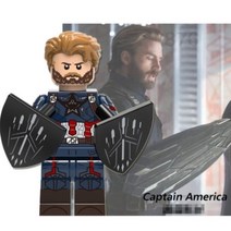 레고호환 어벤져스 20버전 캐릭터 시리즈, 제품142)캡틴아메리카