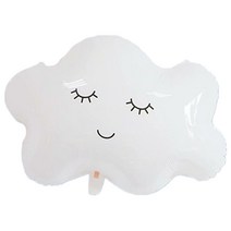 하얀구름 은박풍선 생일파티 축하 프로포즈 돌잔치 이벤트 유치원 종이가랜드 꾸미기 실내디자인 인테리어 데코