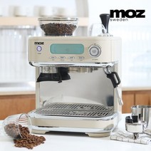 모즈 스웨덴 전자식 커피머신 에스프레소 머신 DMC-1300 블루이쉬그린, 아이보리
