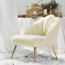 1인용 북유럽 양털 화이트 소파 쇼파 패브릭 인테리어 포인트 수유 암체어 안락의자