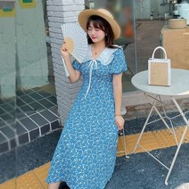 여성 빅 사이즈 봄 여름 가을 플라워 원피스 통통 프렌치 김민경쇼핑몰 88 99 패션 가족사진 코디