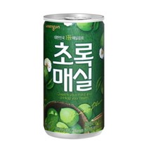 웅진 초록매실 180ml, 360캔